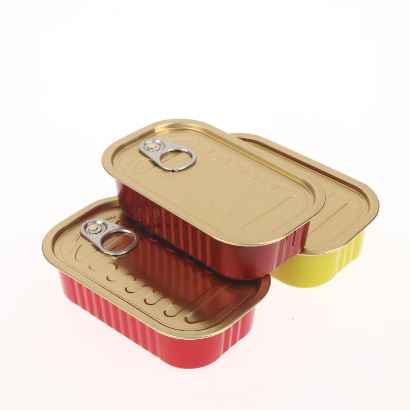 Food Storage Small - 2 шт. металлические прямоугольные пустые мини-коробки