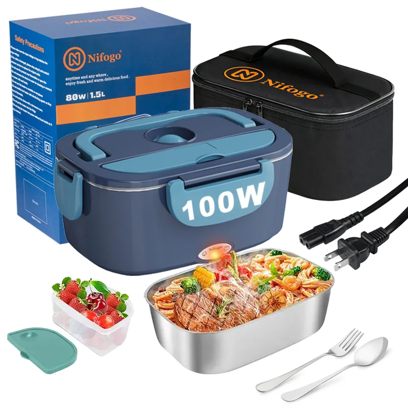 Portable Food Warmer - Электрический ланч-бокс с подогревом 100 Вт,