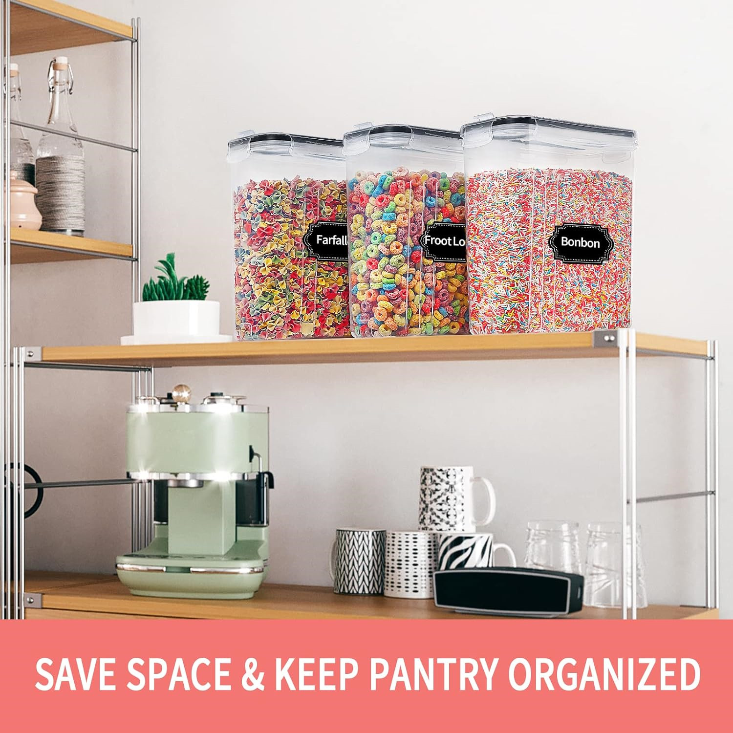 Food Storage Acrylic Containers - Контейнеры для хранения зерновых 2,5 л