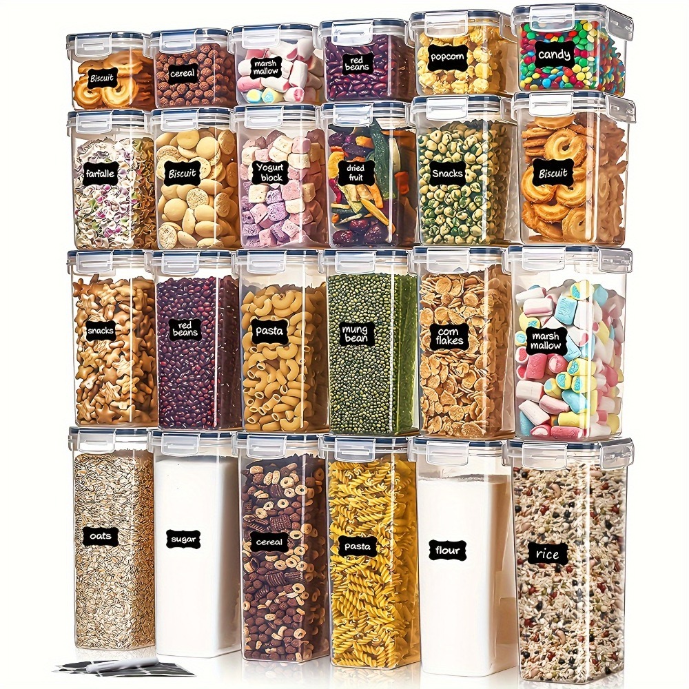 Food Storage In Pantry - Набор из 24 контейнеров для хранения