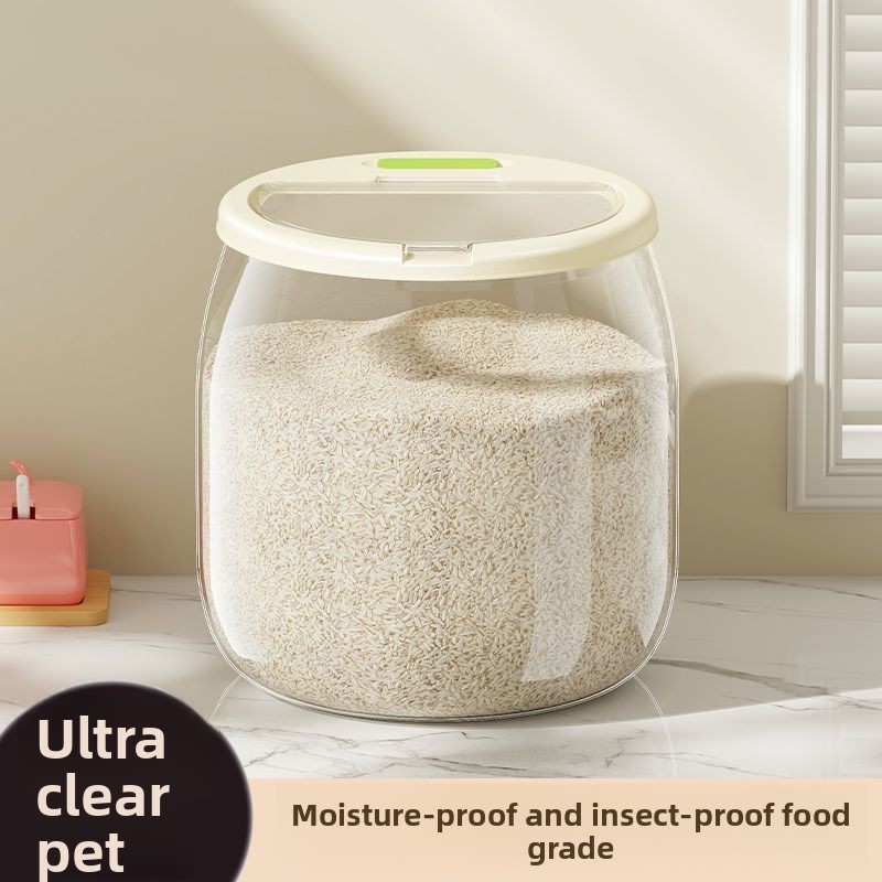 Food Storage Acrylic Containers - Бытовое ведро для риса, герметичное и