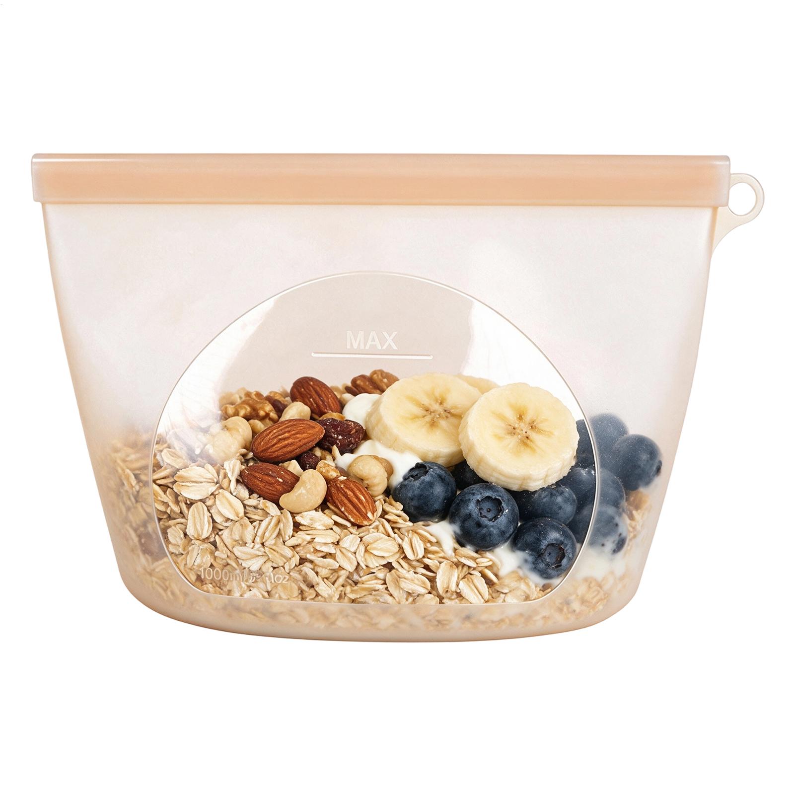 Food Storage Ziploc - Силиконовые пакеты для хранения продуктов 1000