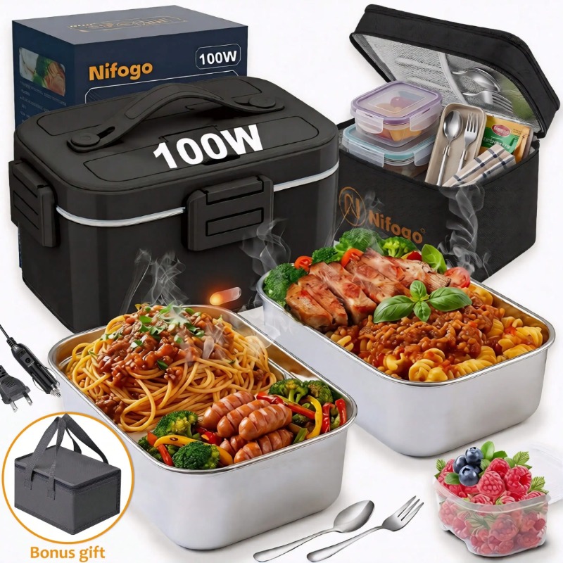 Portable Food Warmer - Электрический ланч-бокс с подогревом мощностью 100