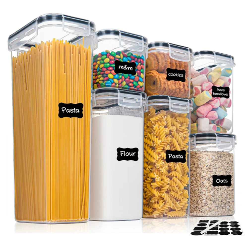 Food Storage Acrylic Containers - Набор из 7 контейнеров для еды,