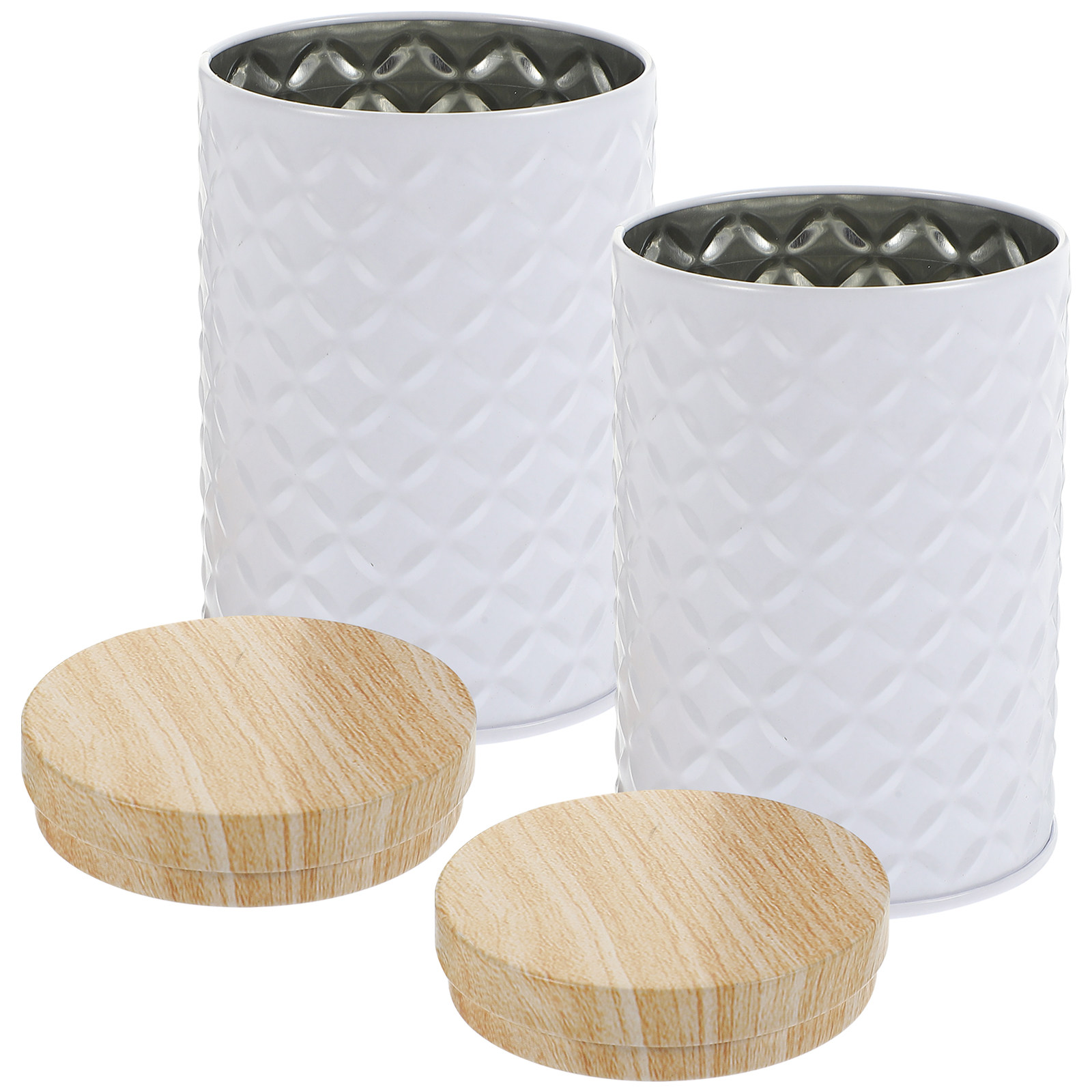 Food Storage Jars Plastic - 2 шт. пищевых жестяных контейнера для