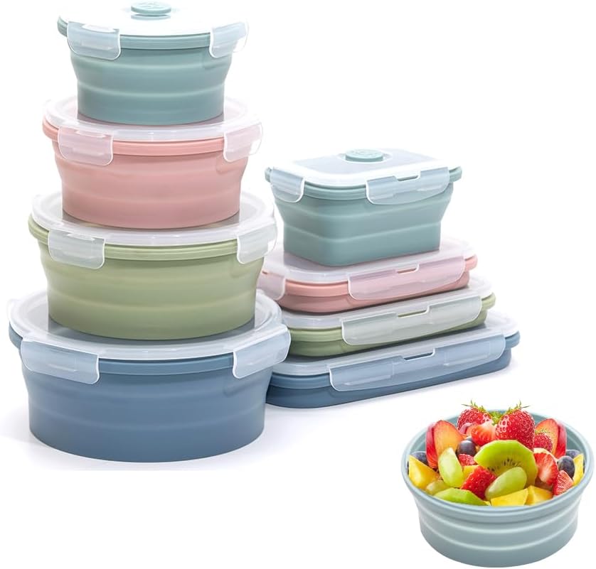 Food Storage Kits - Складной силиконовый контейнер для хранения продуктов