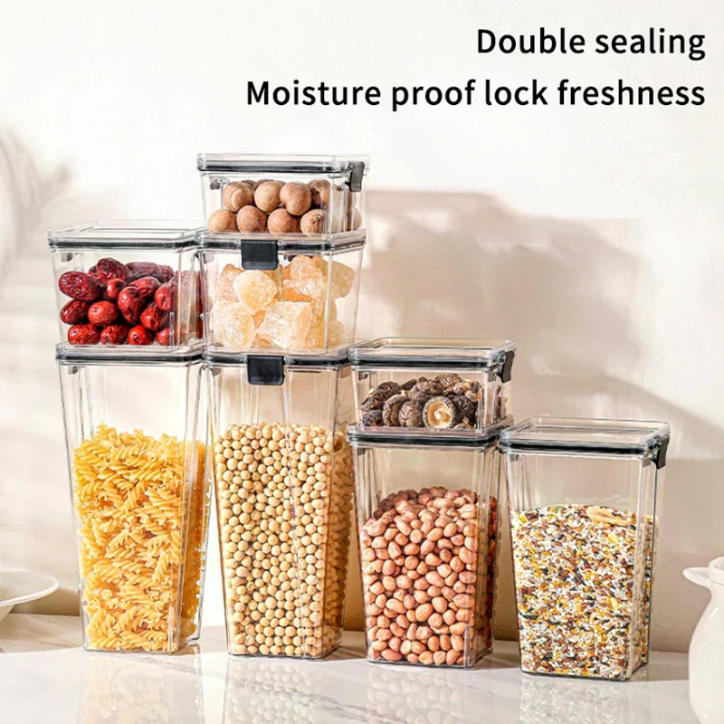 Airtight Cereal Jar - Герметичный герметичный пластиковый ящик для хранения