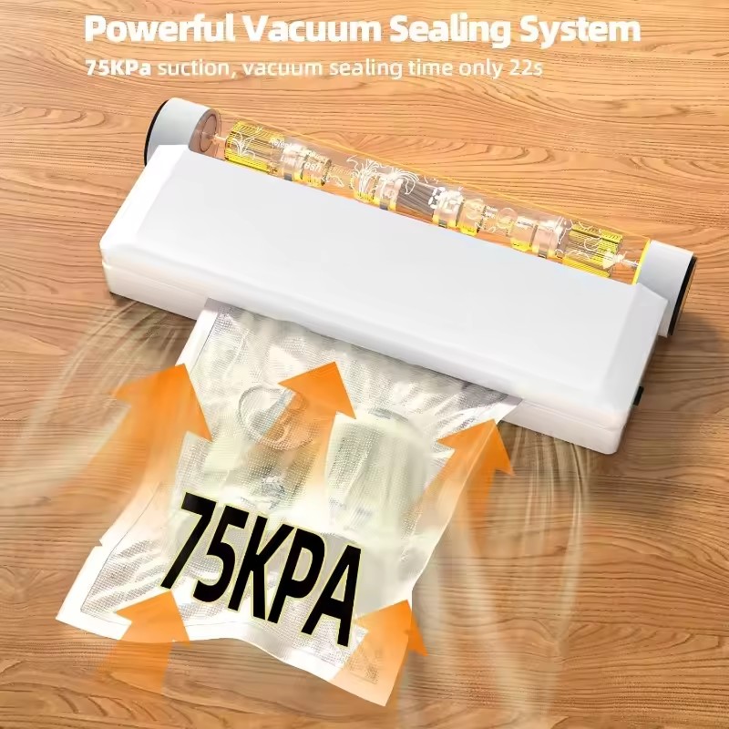 Food Storage Vacuum Bags - Вакуумный упаковщик для продуктов 75KPA с