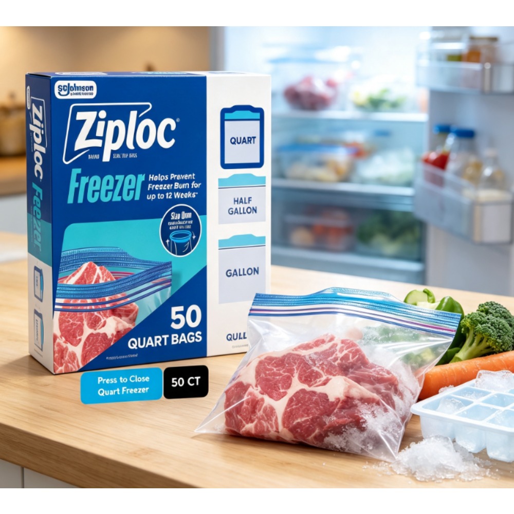 Food Storage Ziploc - Пакеты для хранения продуктов в морозильной