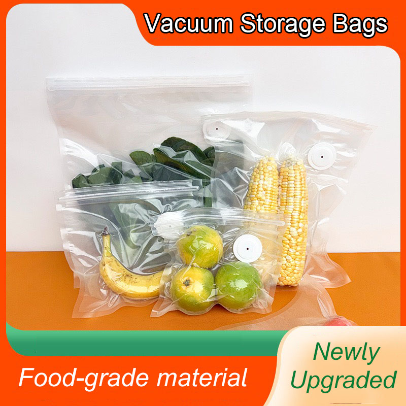 Food Storage Vacuum Bags - Новые многоразовые воздушные вакуумные пакеты для