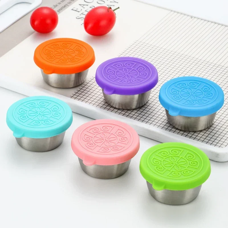 6 шт./компл., чашки для соуса  – обзор и цена Silicone Stretch Lid