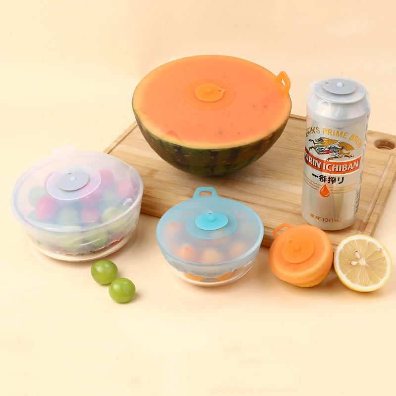 4 шт./компл. силиконовый чехол – обзор и цена Silicone Stretch Lid