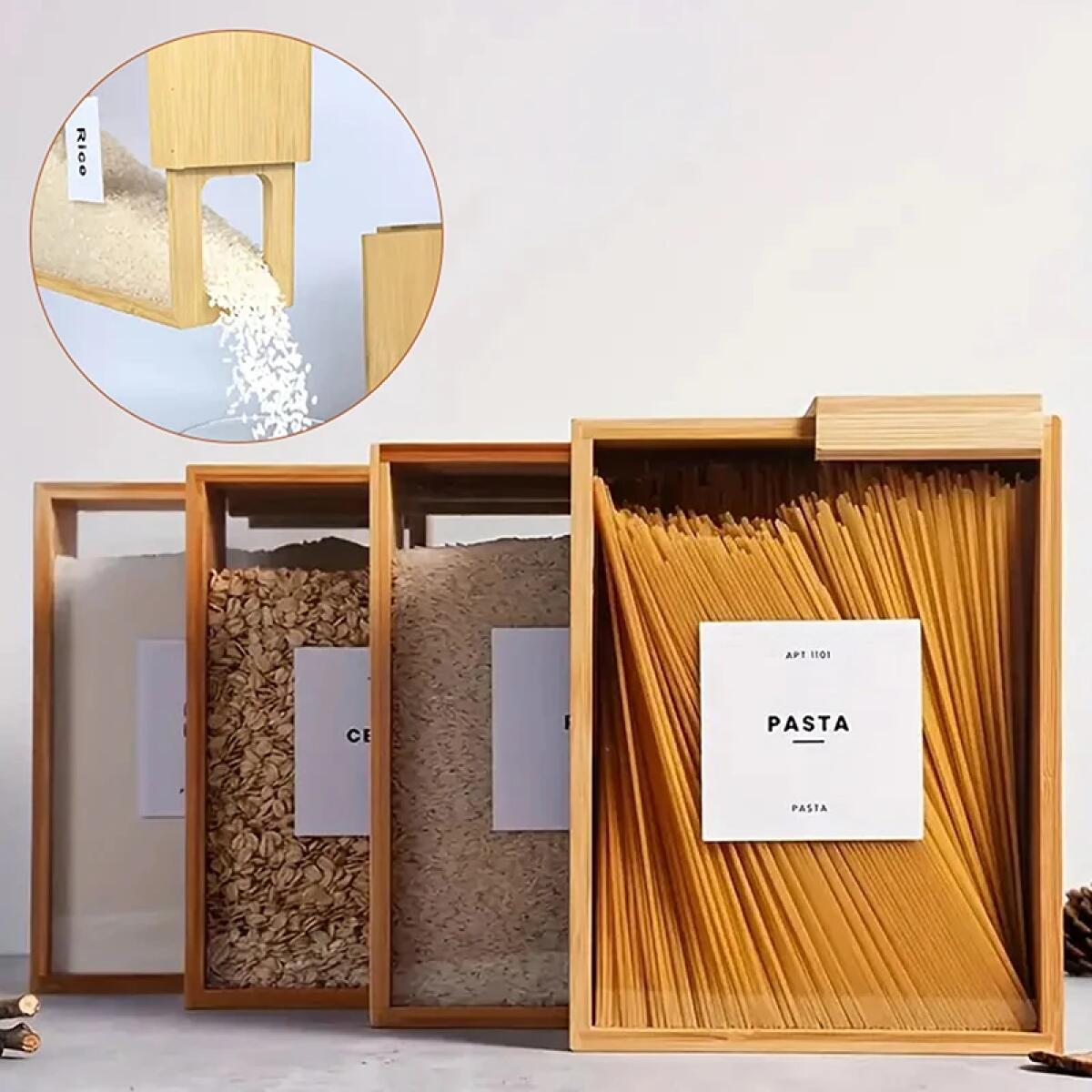 Диспенсер для продуктов, кухон – обзор и цена Food Storage Acrylic Containers