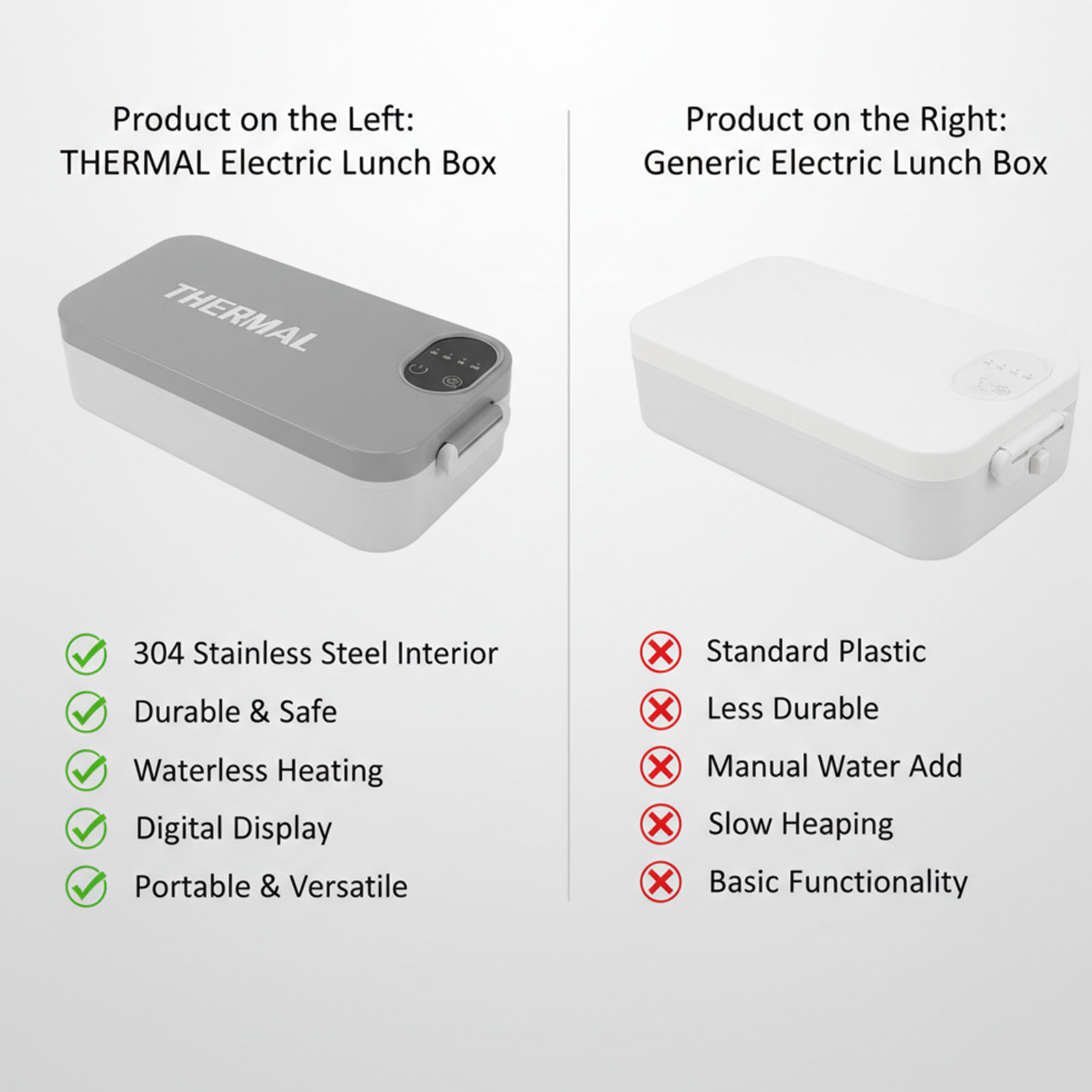 Электрический ланч-бокс с подо – обзор и цена Portable Food Warmer