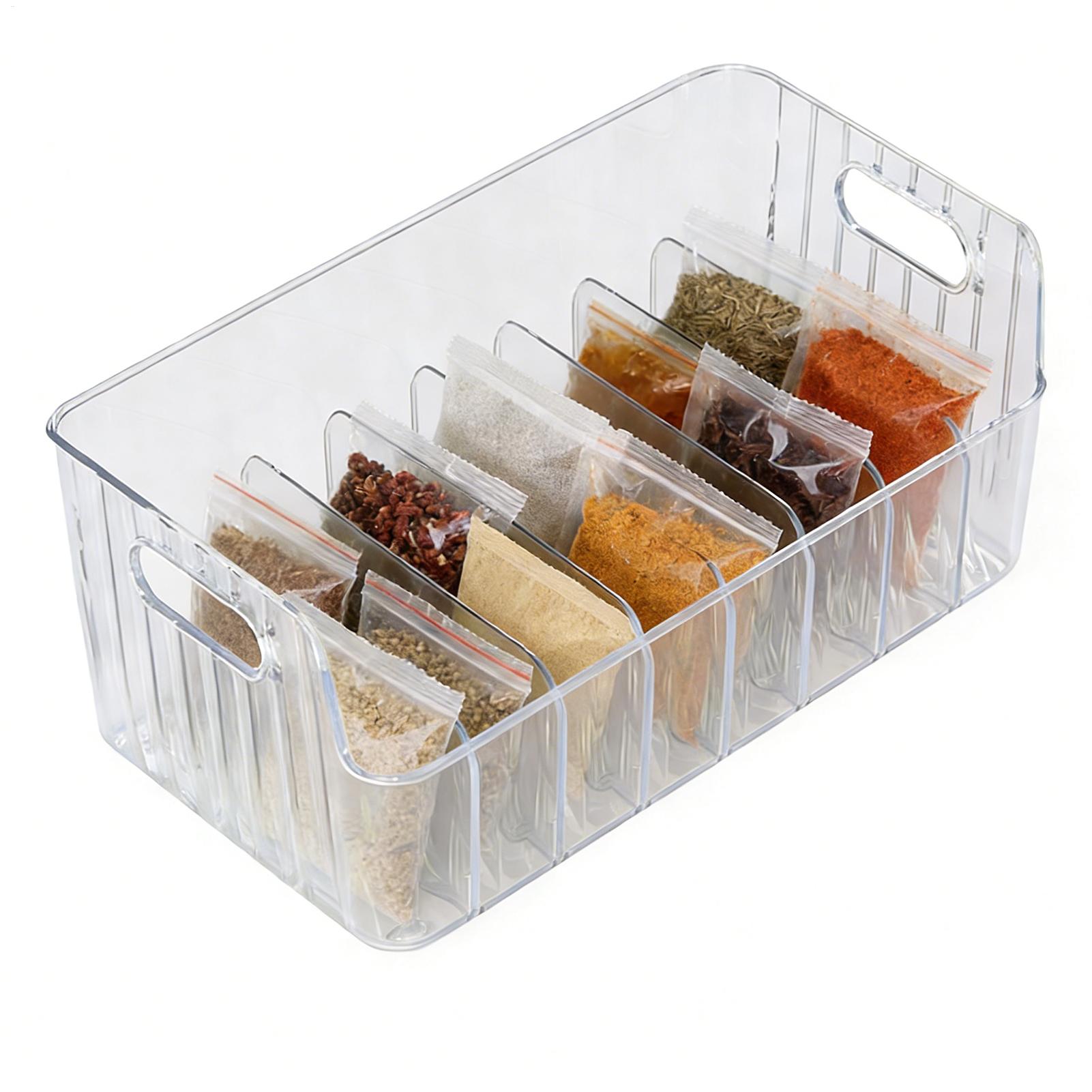 Органайзер для пакетиков с при – обзор и цена Food Storage Acrylic Containers