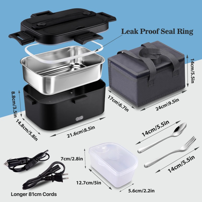 Электрический ланч-бокс с подо – обзор и цена Portable Food Warmer
