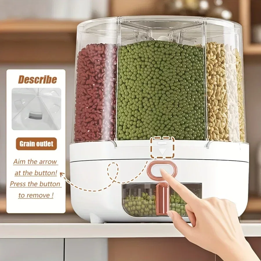 6 отделений 360 °   Вращающийс – обзор и цена Food Storage In Pantry