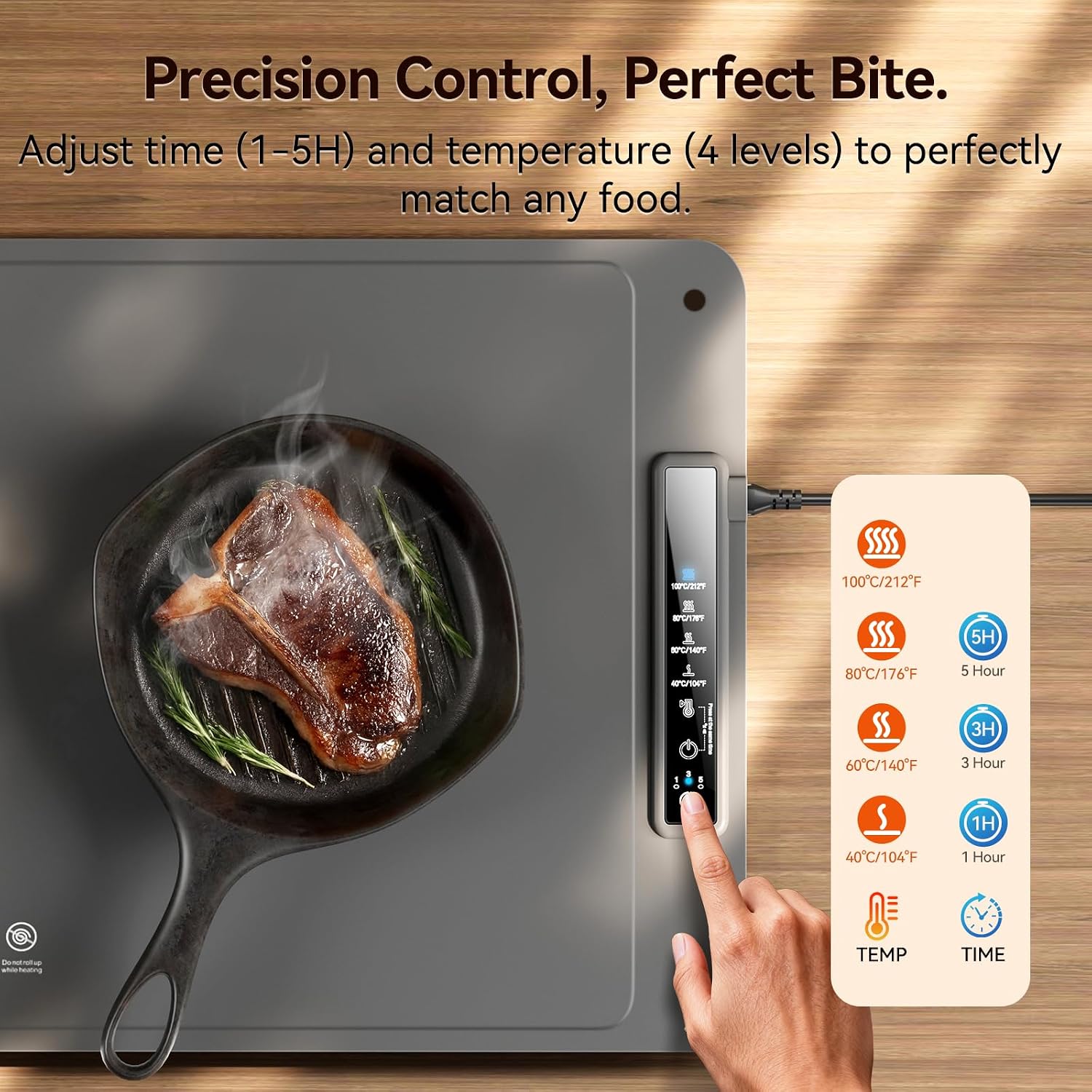 Коврик для подогрева еды XXL 3 – обзор и цена Portable Food Warmer