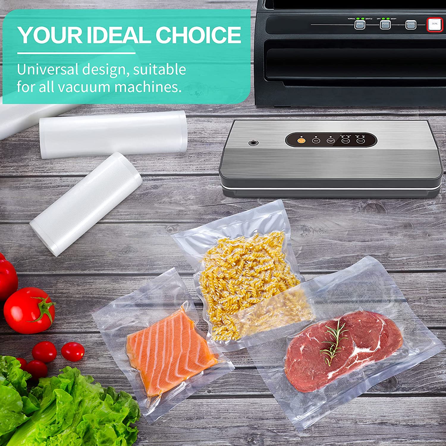 Пакеты для вакуумной упаковки  – обзор и цена Food Storage Vacuum Bags