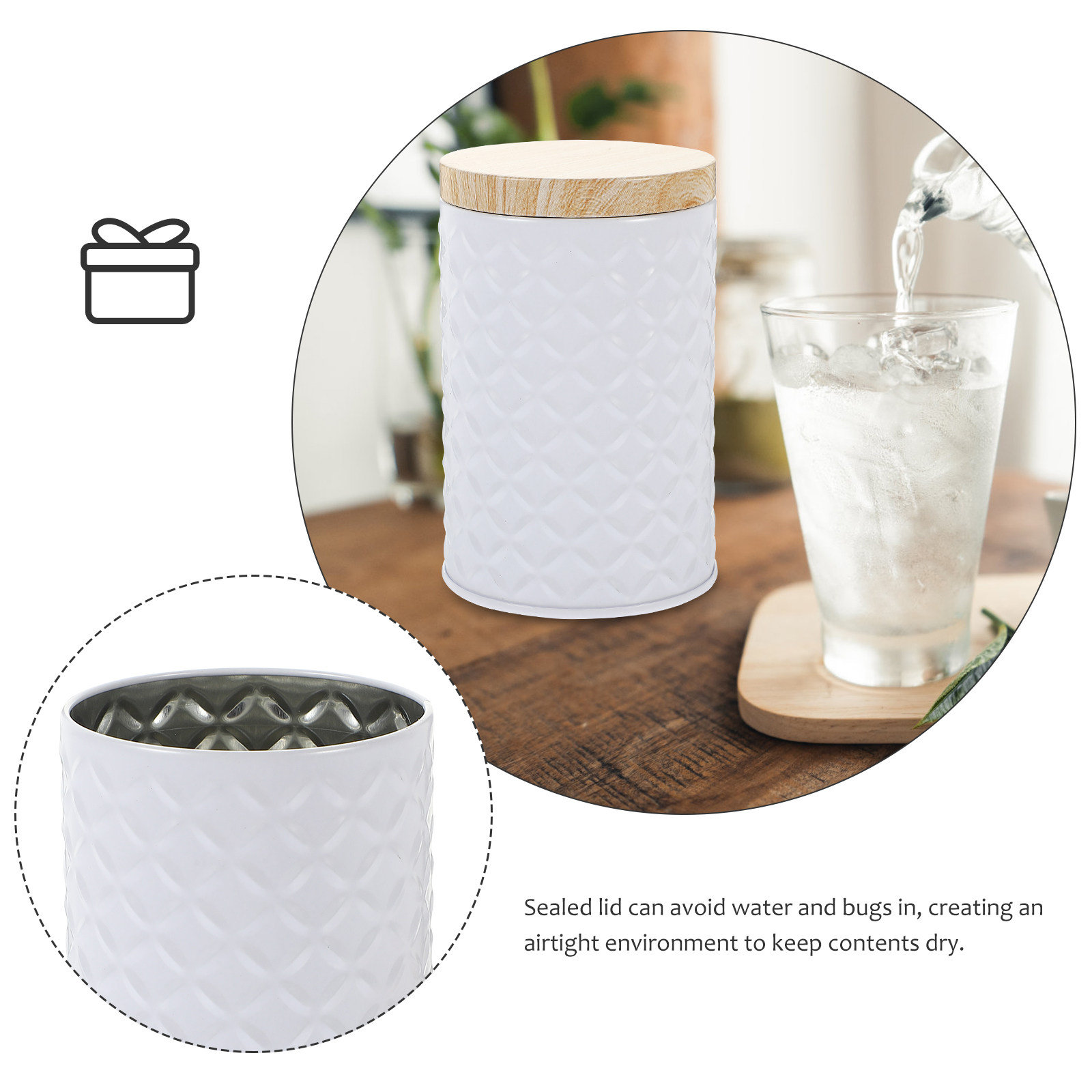 2 шт. пищевых жестяных контейн – обзор и цена Food Storage Jars Plastic