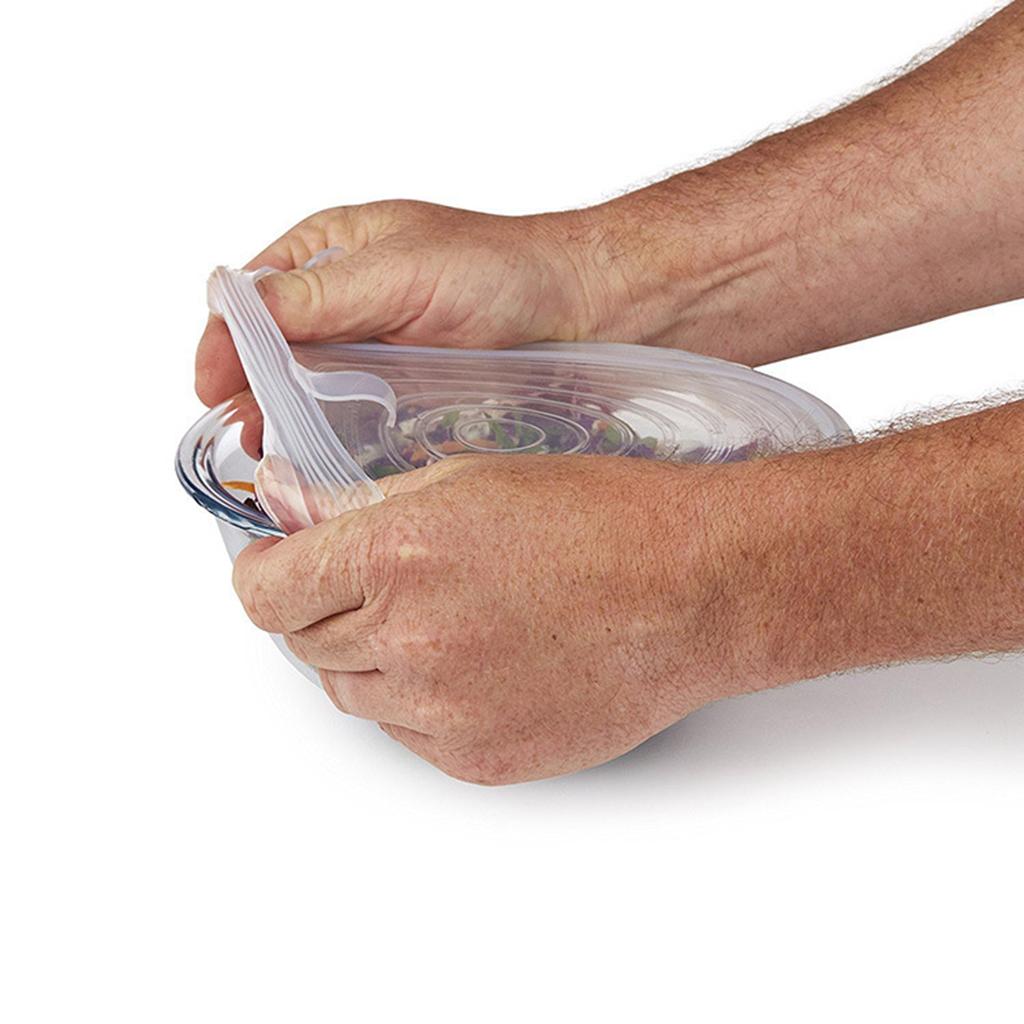 Силиконовые эластичные крышки  – обзор и цена Silicone Stretch Lid