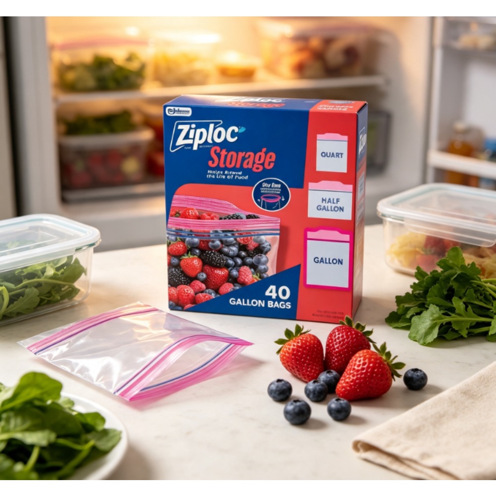 Пакеты для хранения продуктов  – обзор и цена Food Storage Ziploc