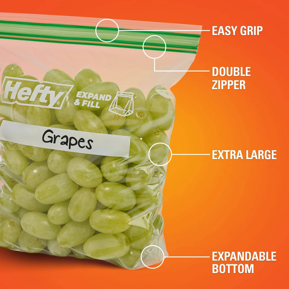 Пакеты для хранения продуктов  – обзор и цена Food Storage Bags Xl