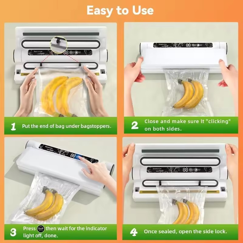 Вакуумный упаковщик для продук – обзор и цена Food Storage Vacuum Bags