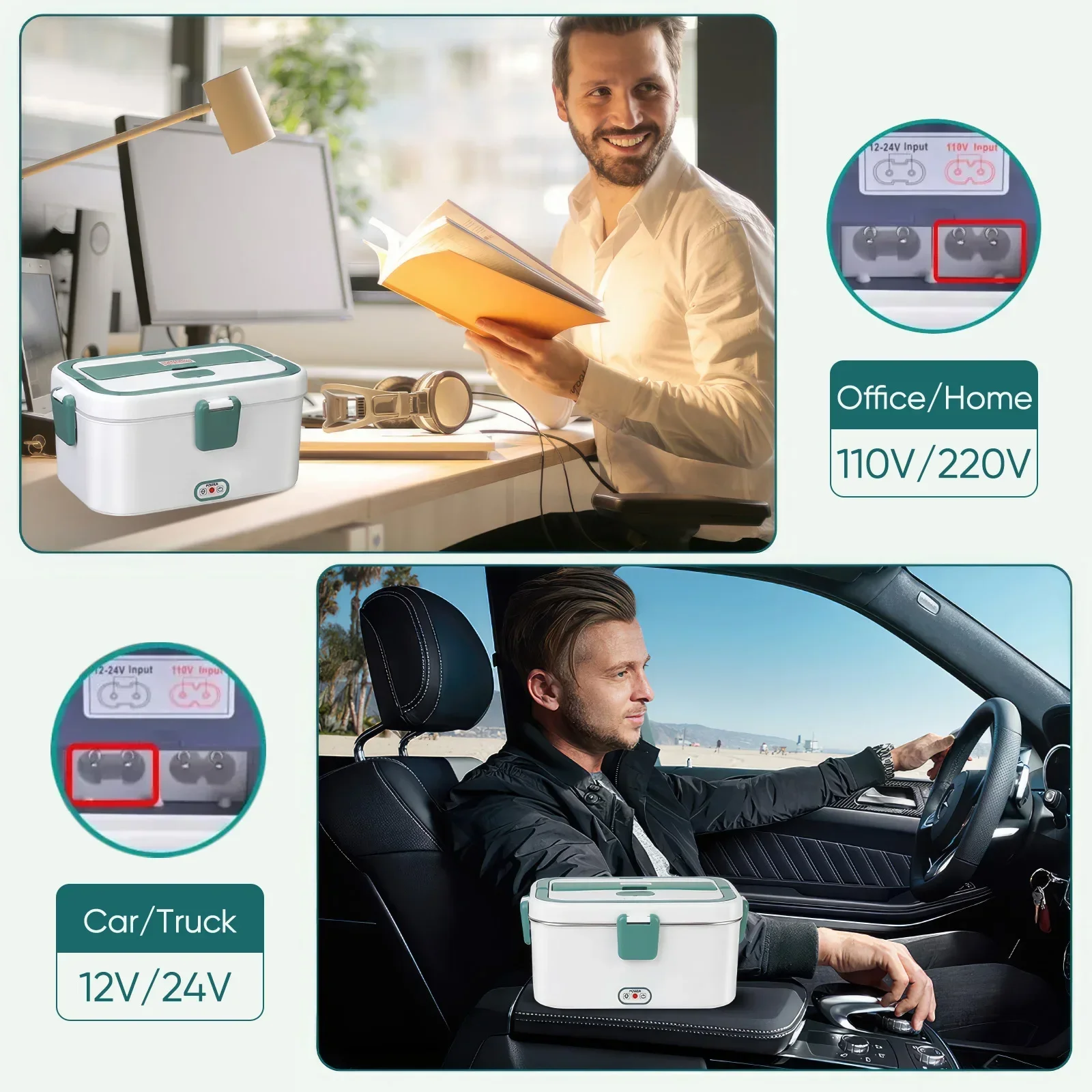 Электрический ланч-бокс, подог – обзор и цена Portable Food Warmer