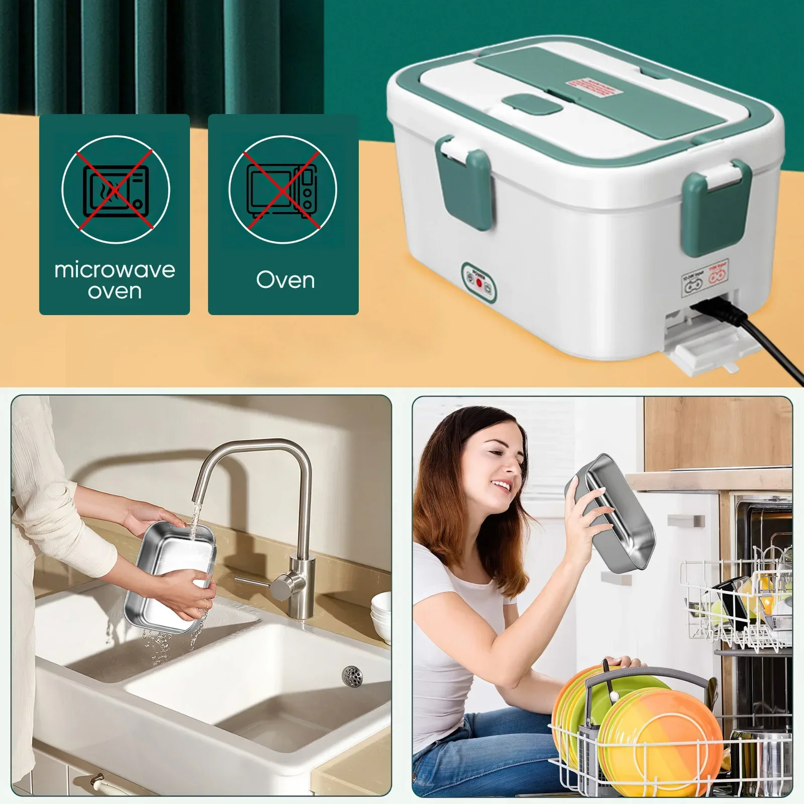 Электрический ланч-бокс, подог – обзор и цена Portable Food Warmer