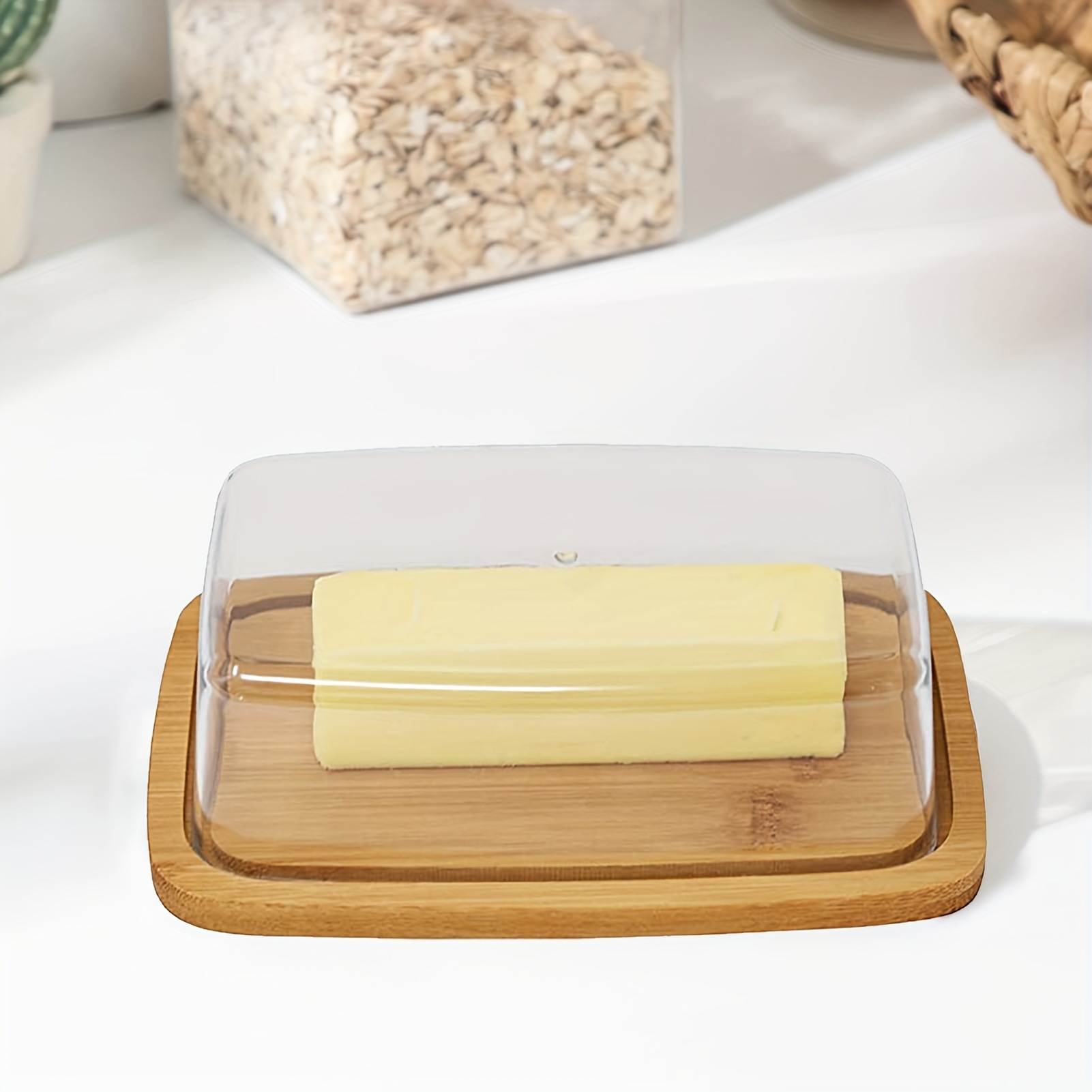 Бамбуковая тарелка для масла,  – обзор и цена Food Storage Acrylic Containers