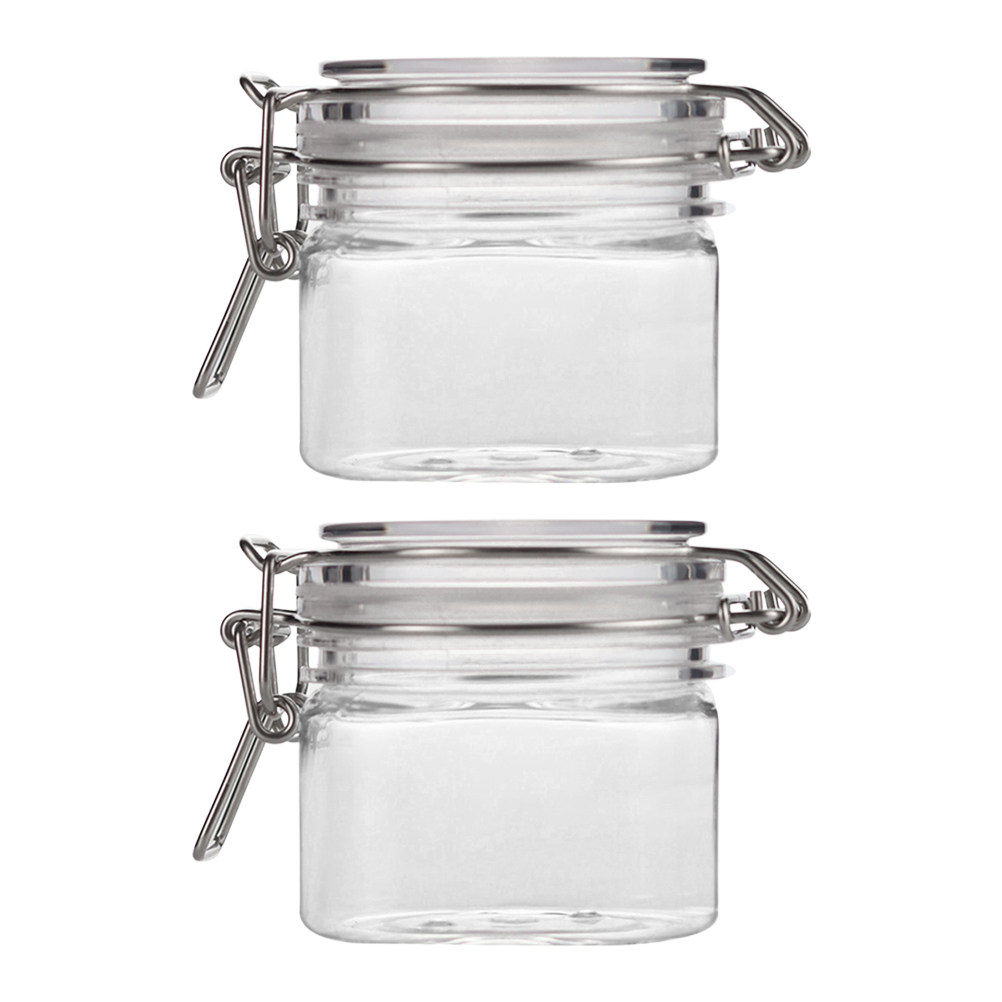 2 шт. герметичных прозрачных б – обзор и цена Food Storage Jars Plastic