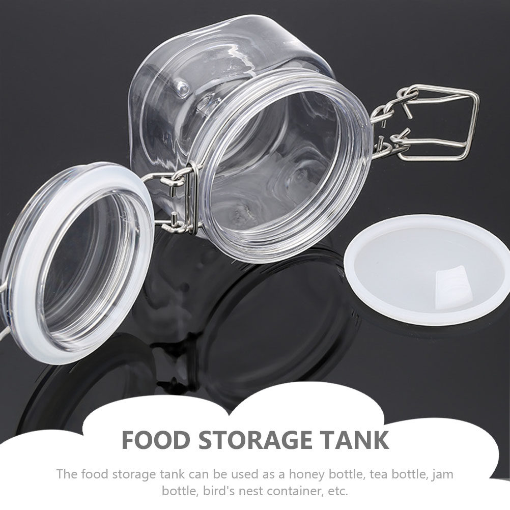 2 шт. герметичных прозрачных б – обзор и цена Food Storage Jars Plastic