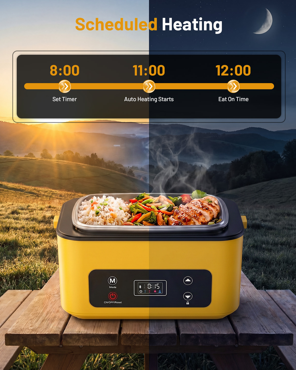 Портативный термоконтейнер для – обзор и цена Portable Food Warmer