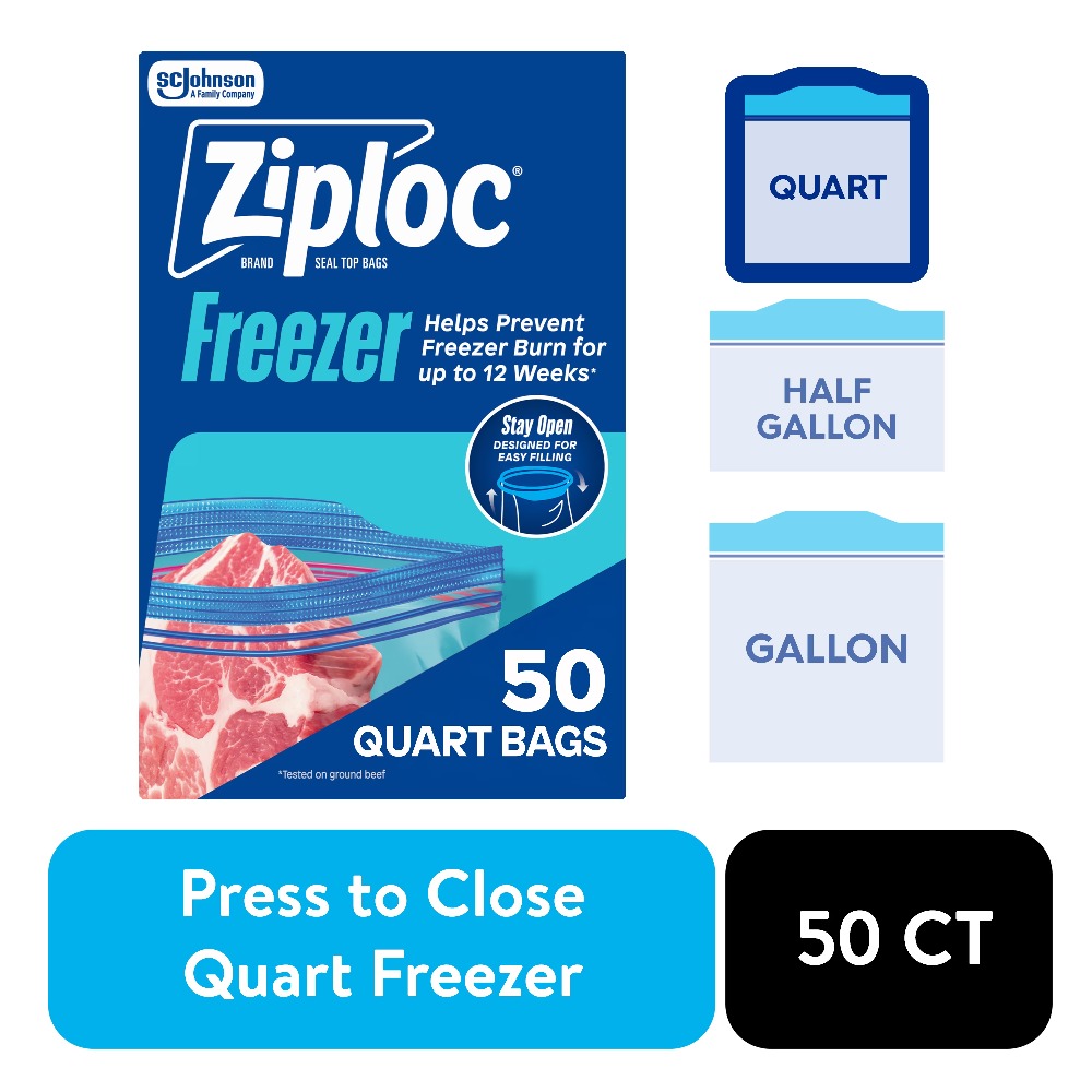 Пакеты для хранения продуктов  – обзор и цена Food Storage Ziploc