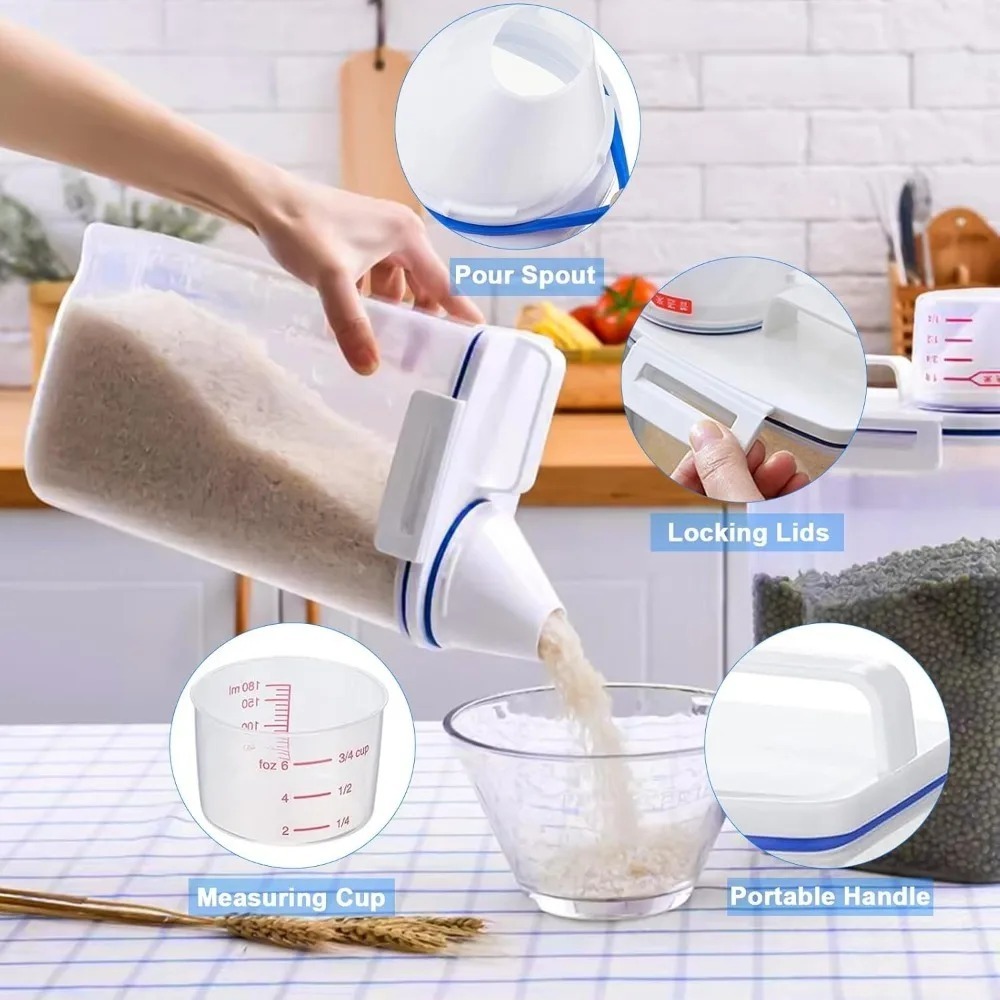 Контейнер для хранения сухих п – обзор и цена Food Storage Jars Plastic