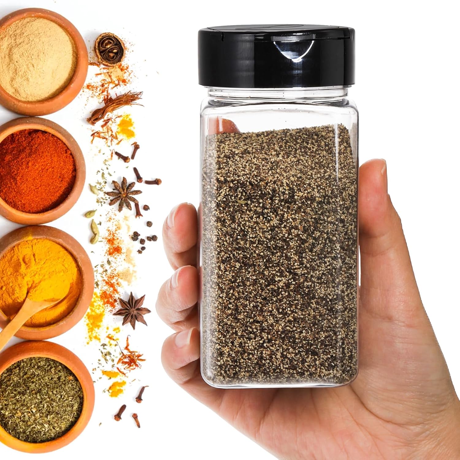 Квадратные большие пластиковые – обзор и цена Food Storage Jars Plastic