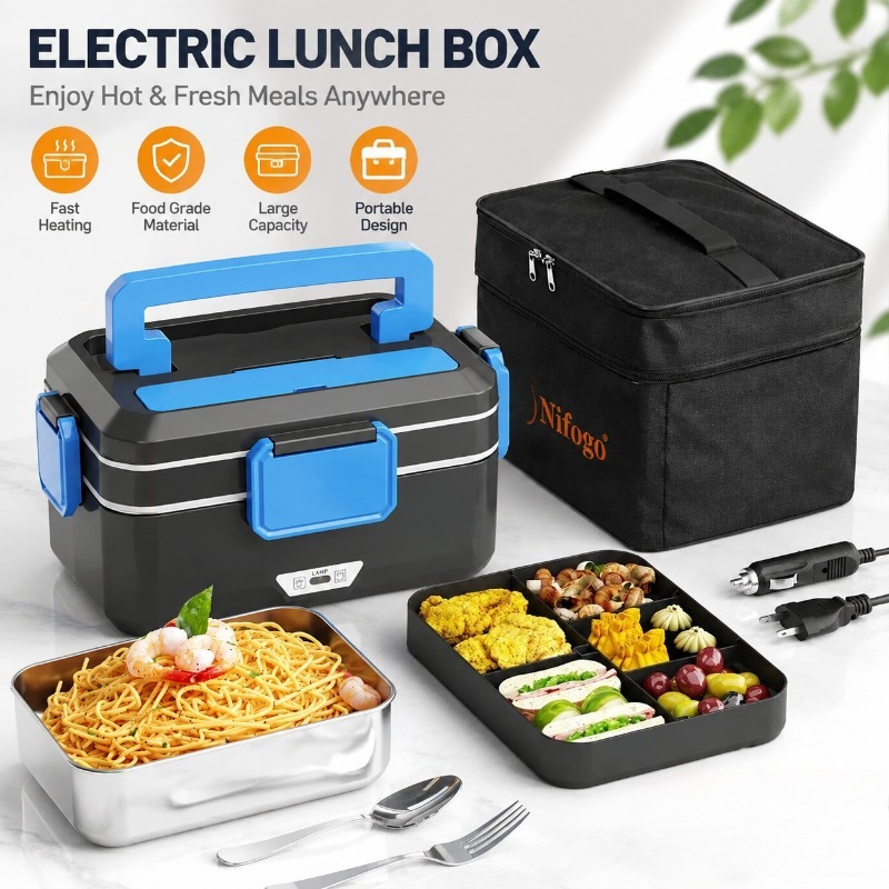 Двухфункциональный электрическ – обзор и цена Portable Food Warmer