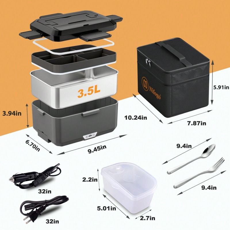 Двухфункциональный электрическ – обзор и цена Portable Food Warmer