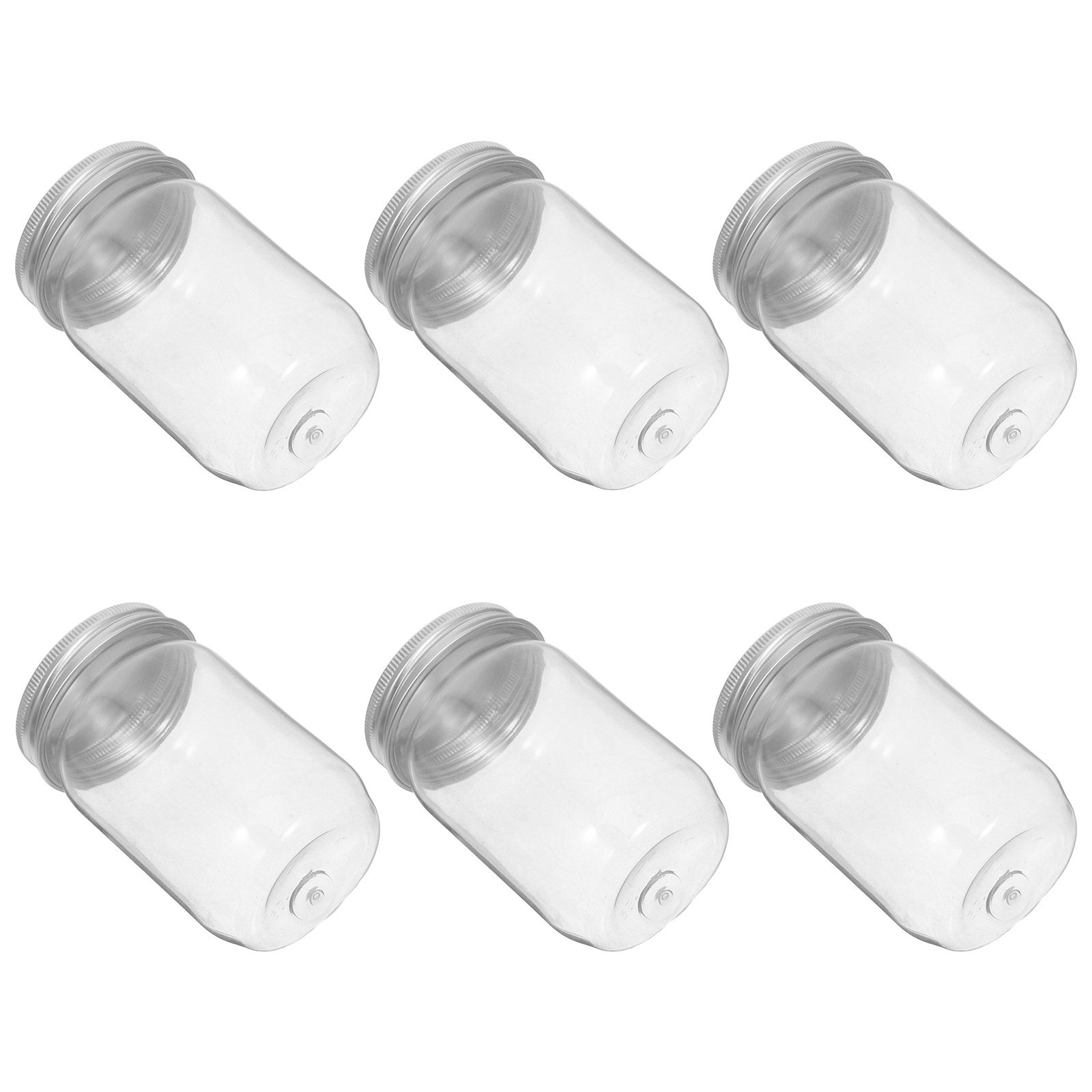 Набор из 6 прозрачных пластико – обзор и цена Food Storage Jars Plastic