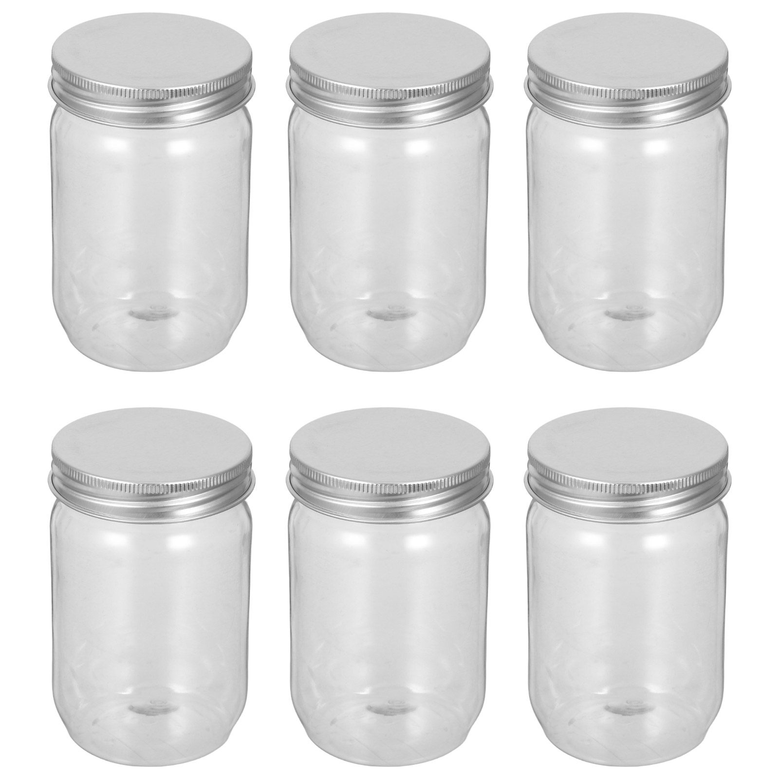 Набор из 6 прозрачных пластико – обзор и цена Food Storage Jars Plastic