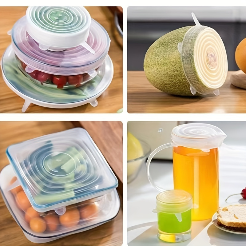 6 многоразовых силиконовых кры – обзор и цена Silicone Stretch Lid