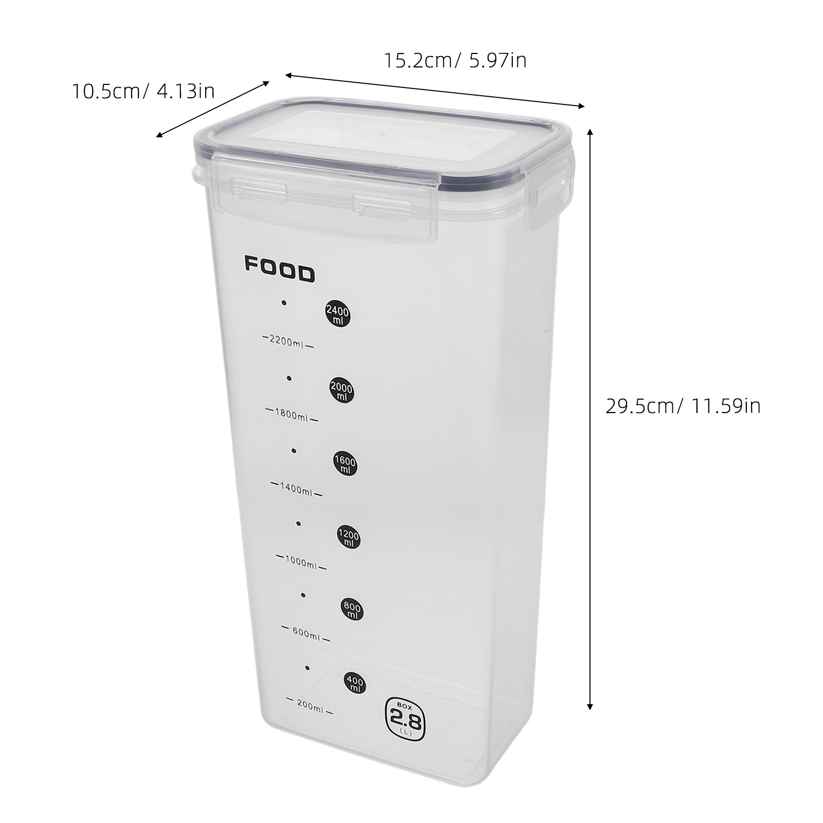 2 шт. прозрачных контейнера дл – обзор и цена Food Storage Jars Plastic