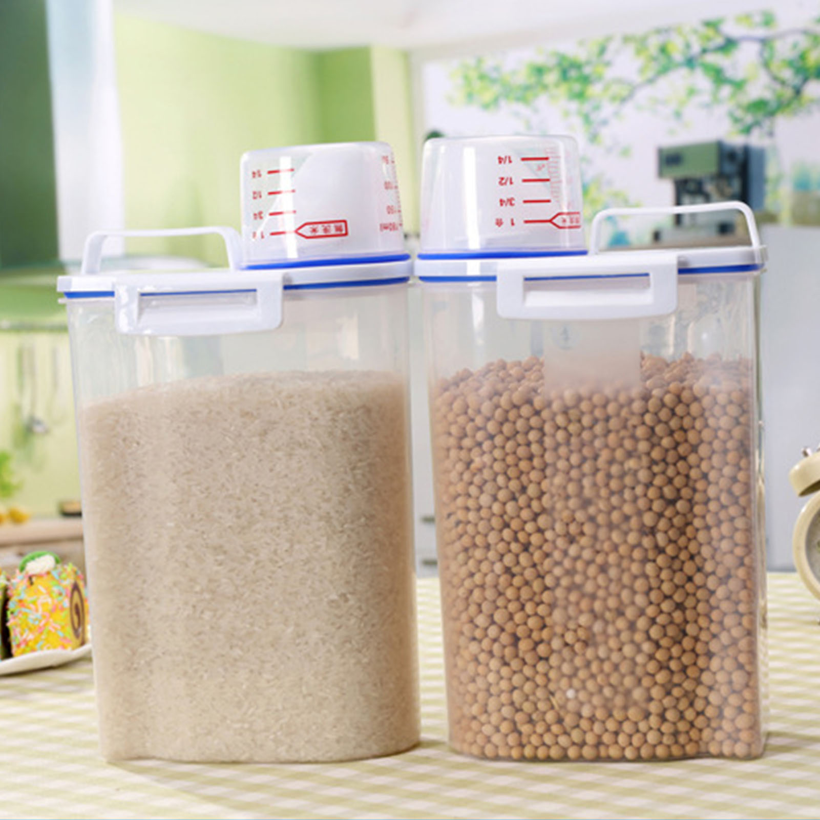 Контейнер для хранения круп и  – обзор и цена Food Storage Acrylic Containers