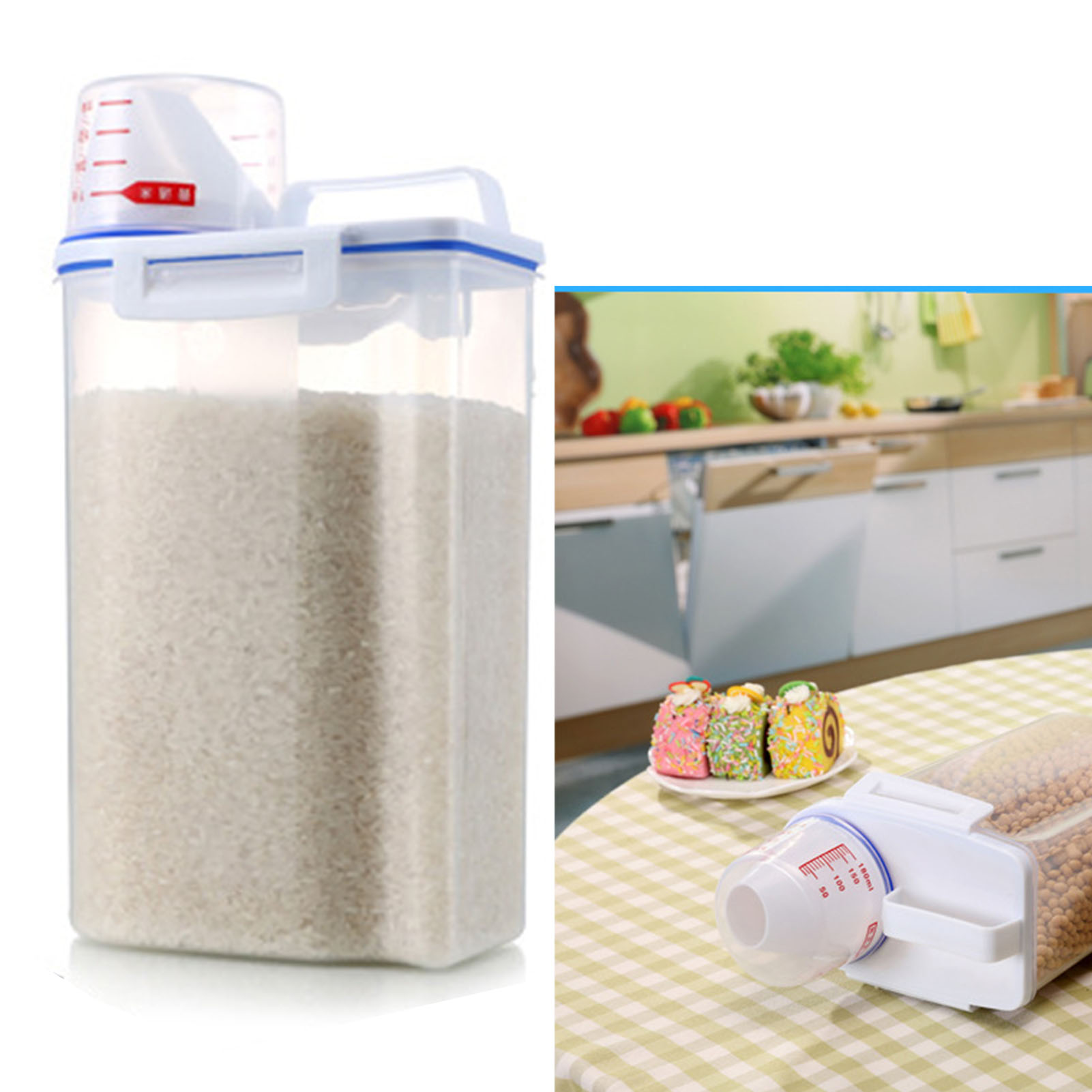 Контейнер для хранения круп и  – обзор и цена Food Storage Acrylic Containers